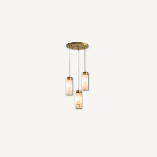 EMILIO| Spanish Marble Circular Tri-Pendant Light