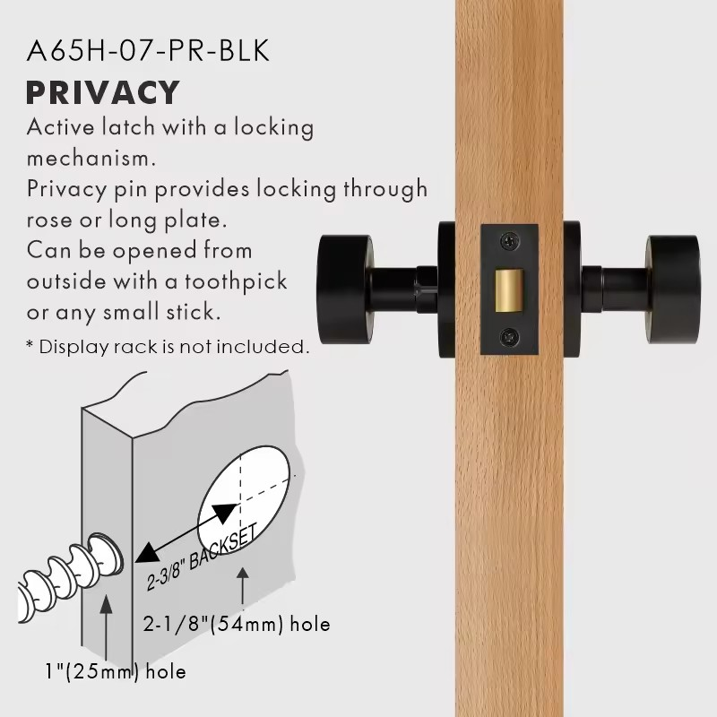BESSEL | Standard Doorknob Handle Set
