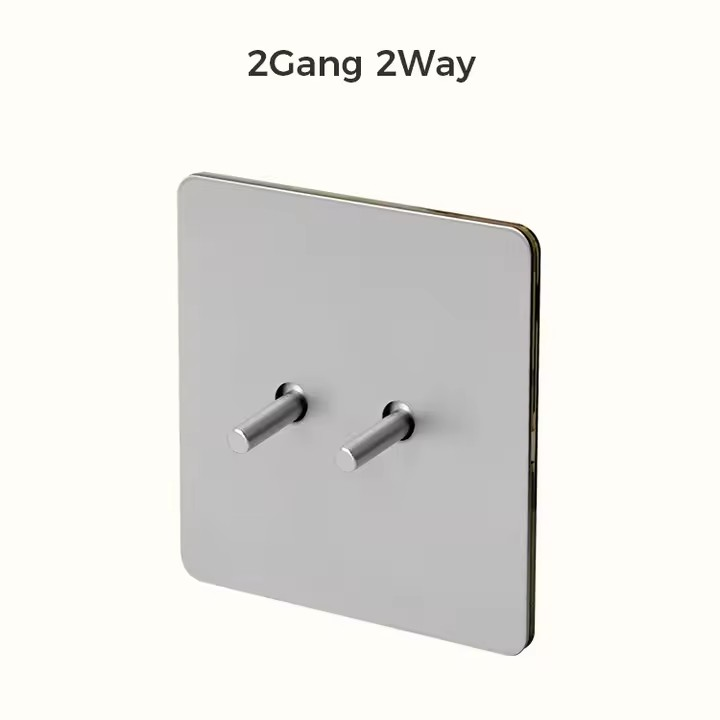 HARLOW | Silver Switch Plate