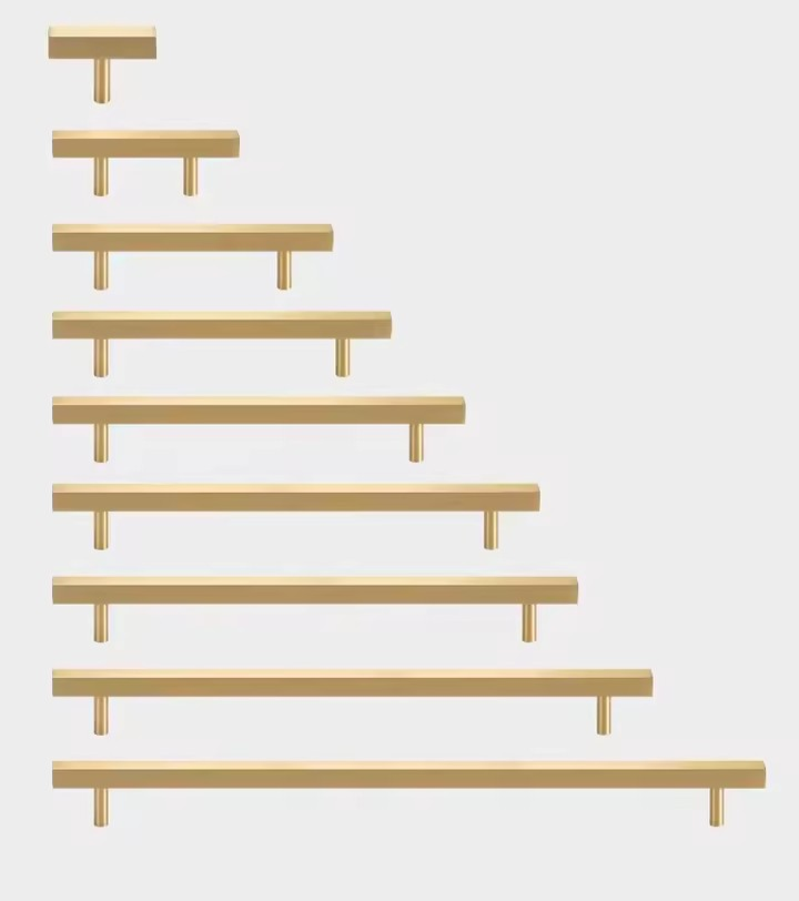 REGENT | Solid Brass Square Long Pull Handle