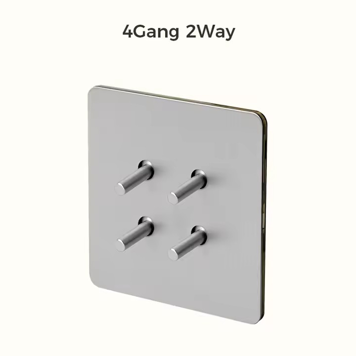 HARLOW | Silver Switch Plate