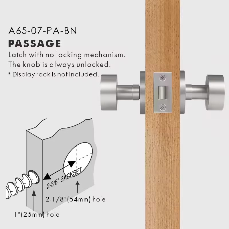 BESSEL | Standard Doorknob Handle Set