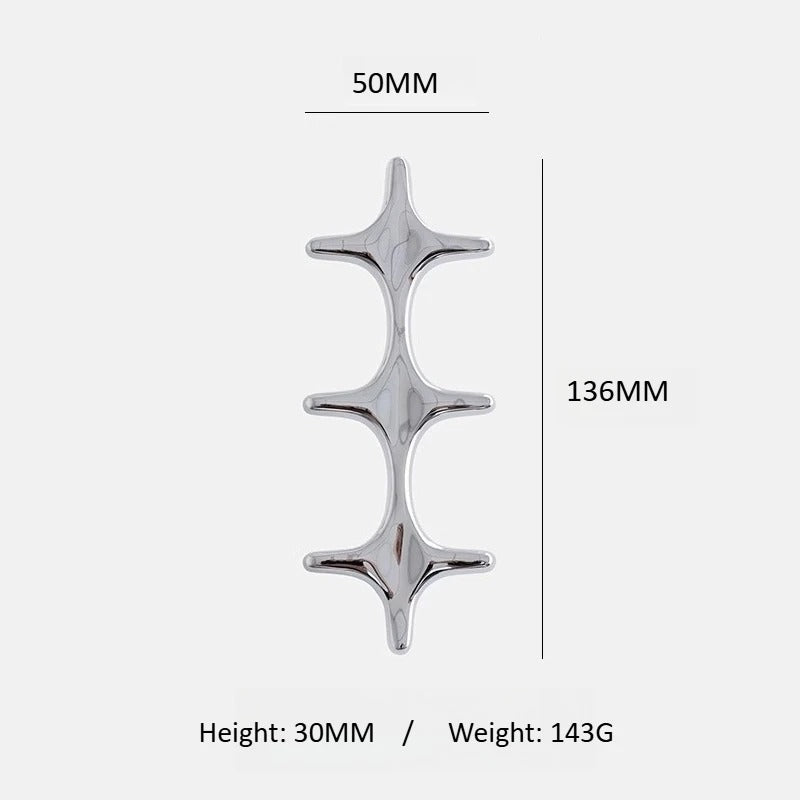 CROSS | Chrome Cross Cabinet Handle