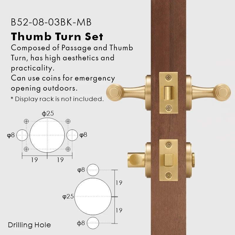Door handle dimensions and specifications diagram