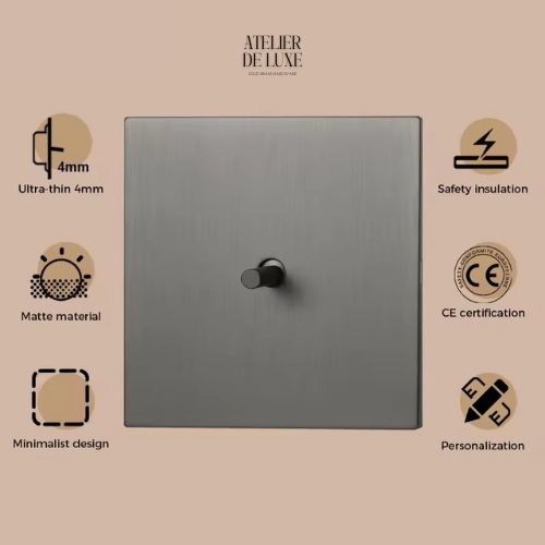 HARLOW | Stainless Steel Switch Plate