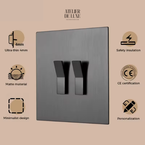 WINDSOR | Stainless Steel Switch Plate