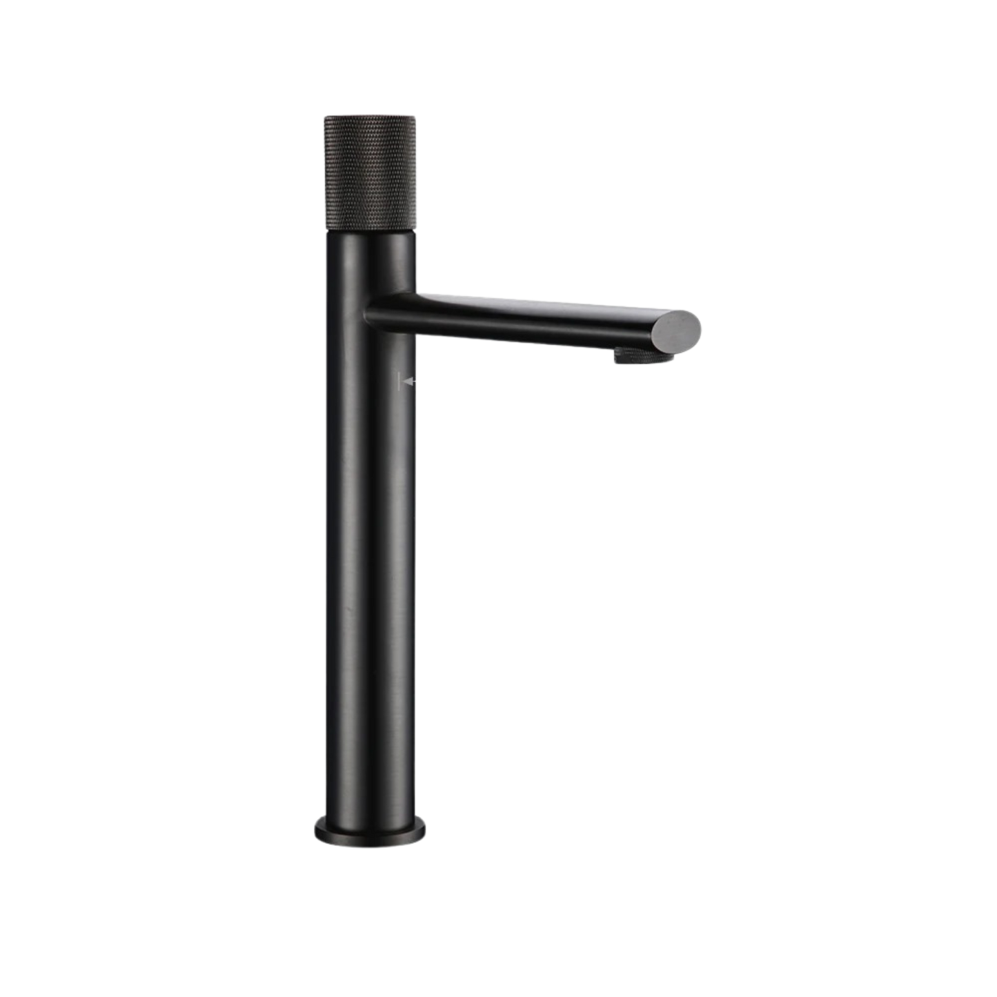ARTHUR | Gunmetal Knurled Basin Faucet