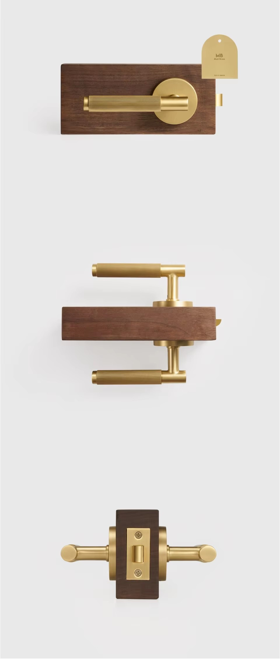 CAMILLE | Linear Door Lever Handle Set