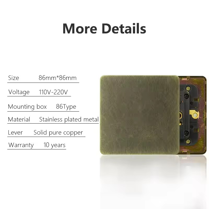 CAMDEN | Bronze Vintage Toggle Switch