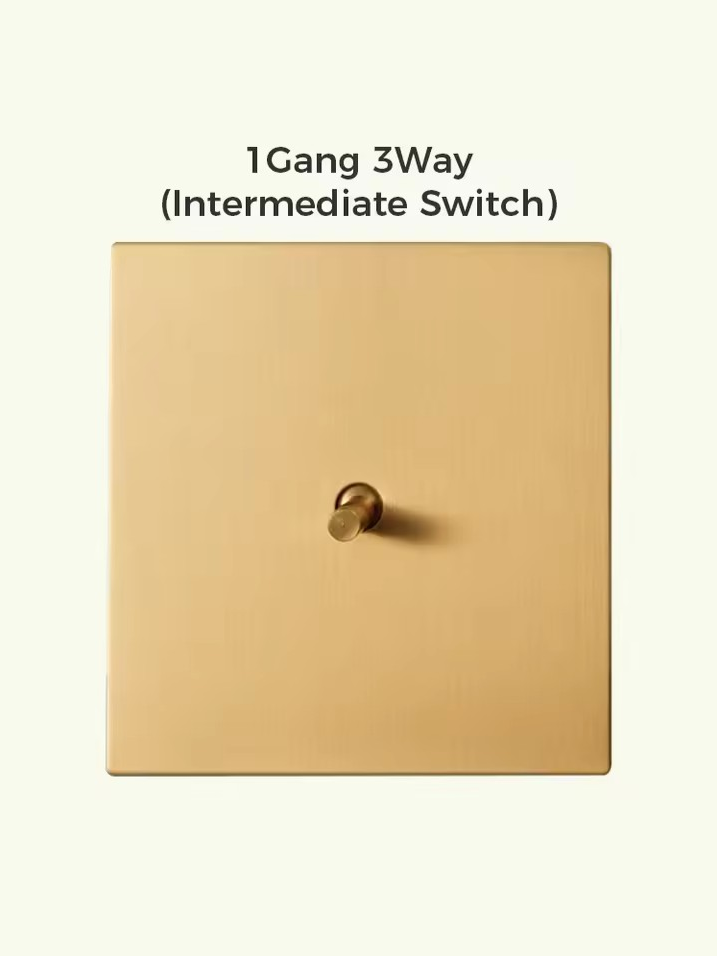 HARLOW | Gold Copper Toggle Switch