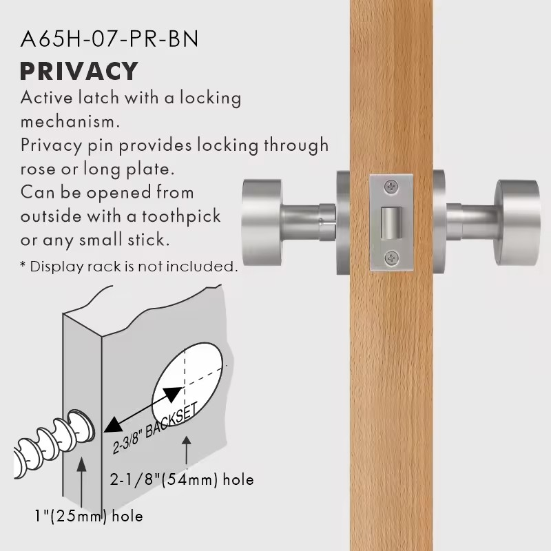 BESSEL | Standard Doorknob Handle Set