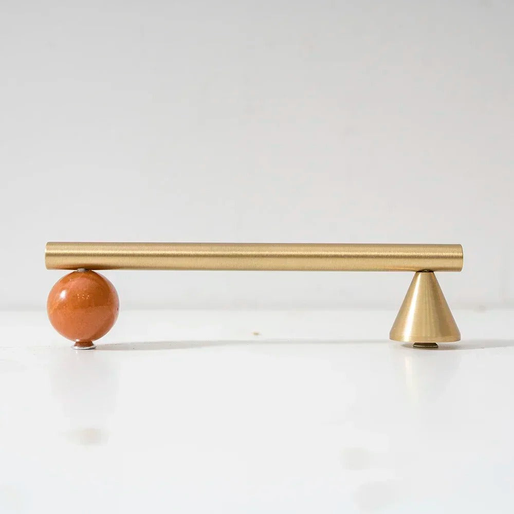 ARLO | Crystal & Brass Cabinet Handle