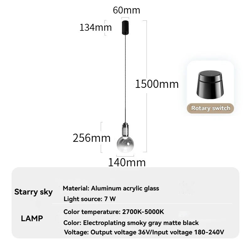 ÉTIENNE| Glass Pendant Light