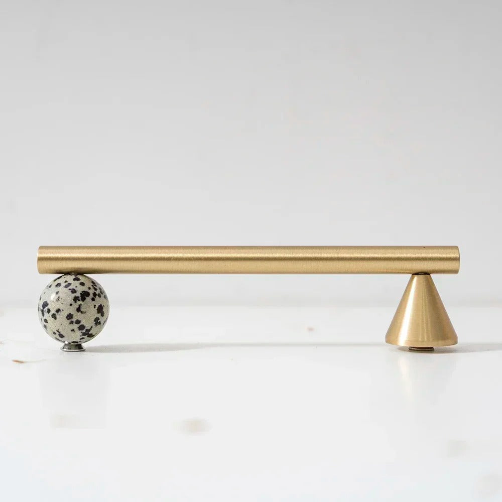 ARLO | Crystal & Brass Cabinet Handle
