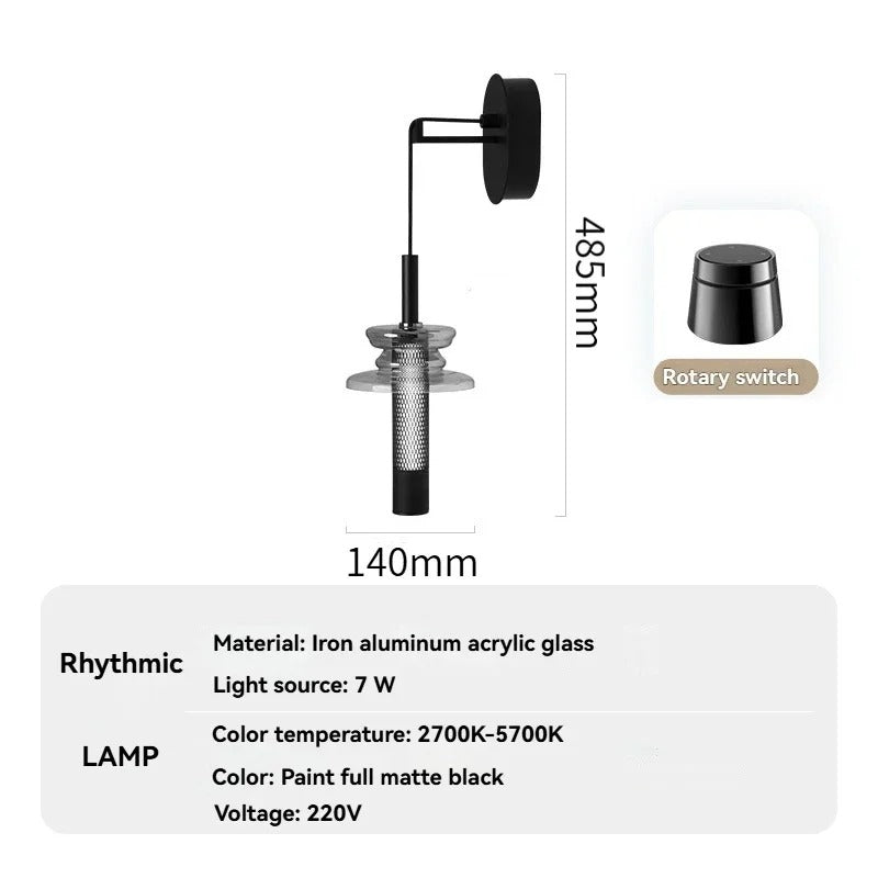 ADRIEL| Glass Wall Lamp