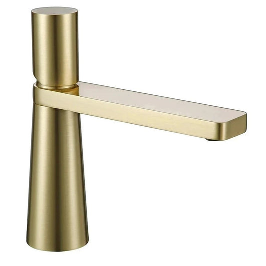 LEONARD | Brushed Gold Basin Faucet