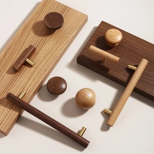 TAY | Walnut Wood Knobs & Pulls