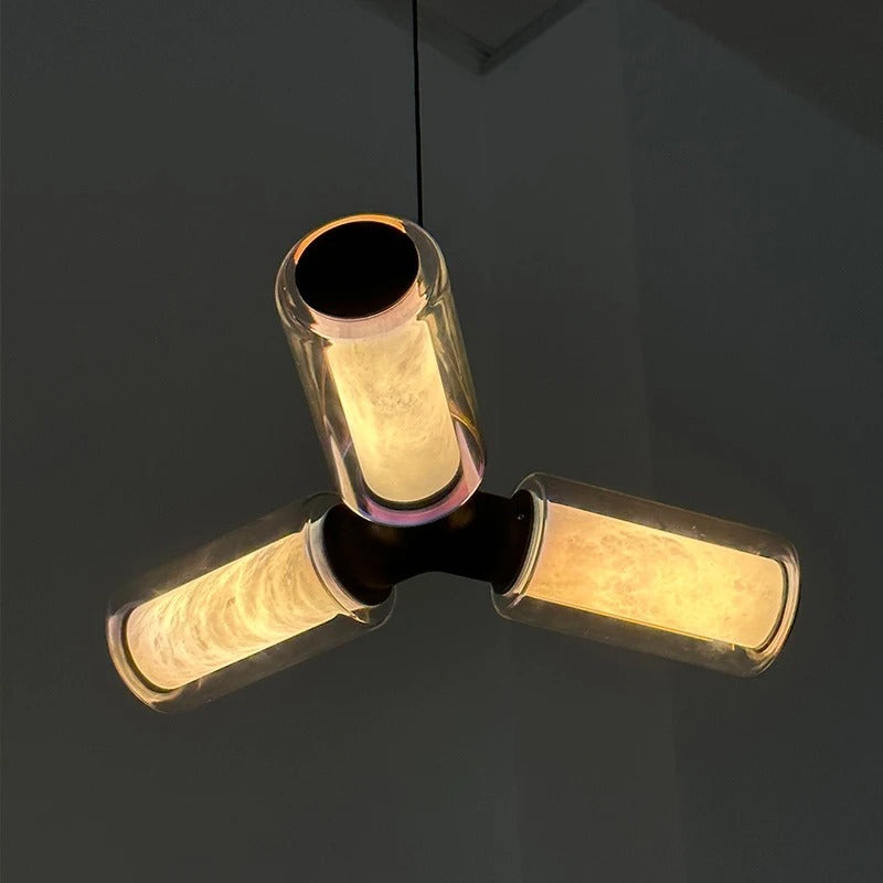 CLARISSE| Marble & Glass Pendant Light
