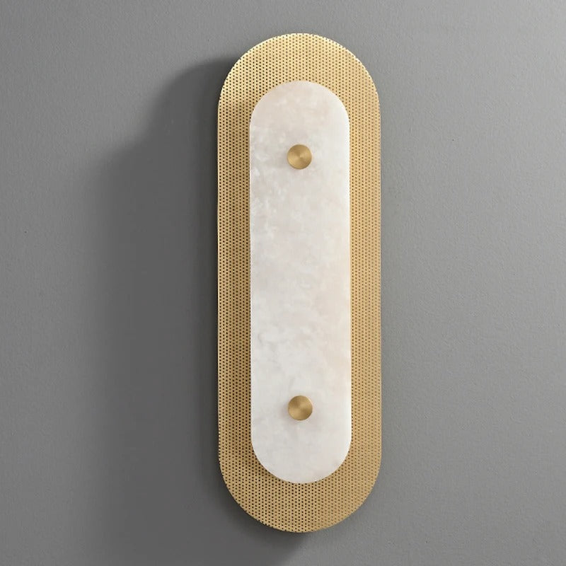 MARCELLO | Copper Marble Linear Wall Lamp