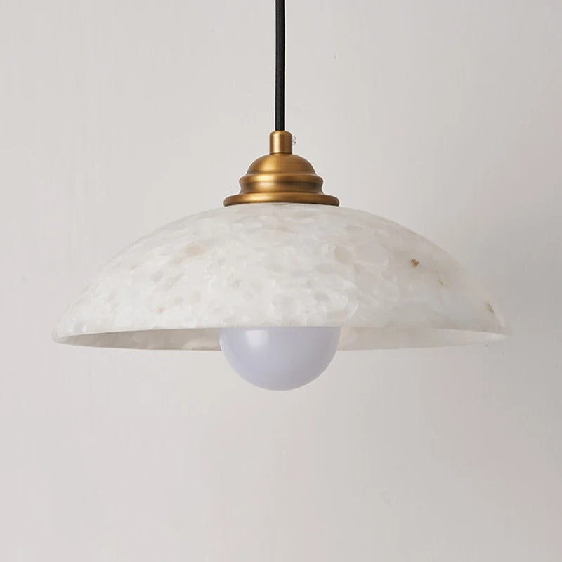 ADRIENNE| White Marble Pendant Light