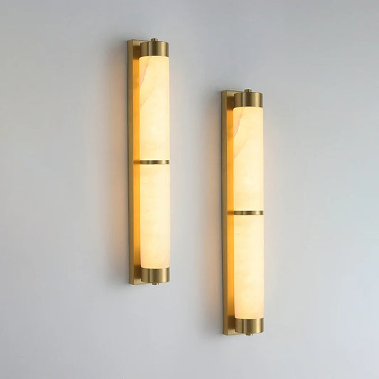 ADRIAN| Marble Double Scone Wall Lamp