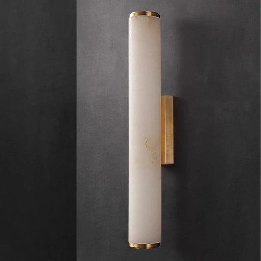 LORENZO| Cylindrical Marble Wall Sconce