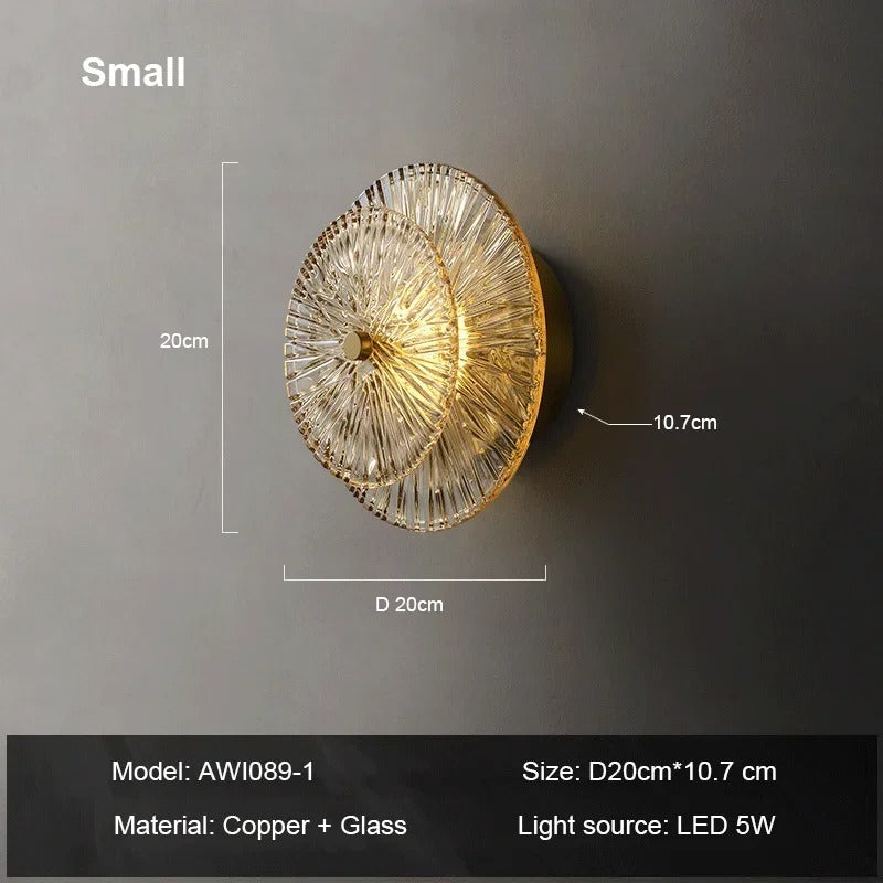 CLAIRE| Glass Wall Lamp