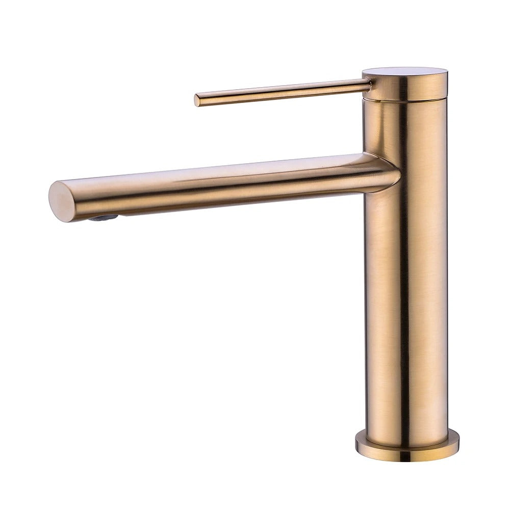 OSCAR |  Rose Gold Deck Mounted Single Handle Bathroom Sink Mixer Faucet