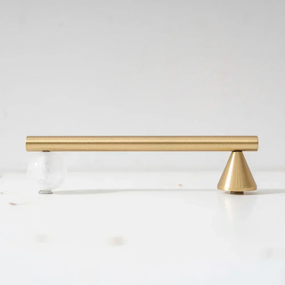 ARLO | Crystal & Brass Cabinet Handle