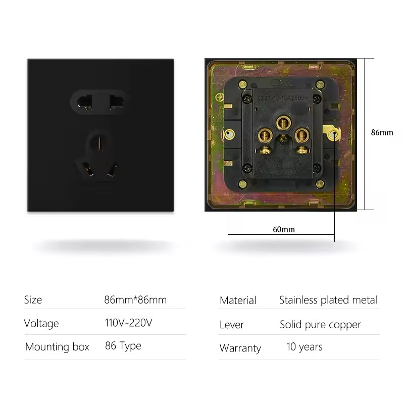 HARLOW | Matte Black Switch Plate