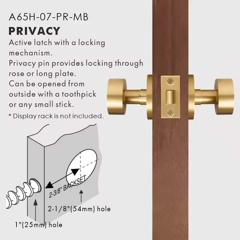 BESSEL | Standard Doorknob Handle Set