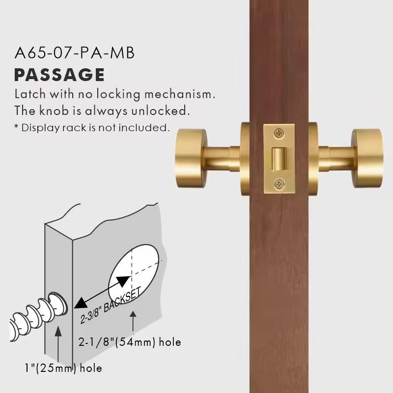 BESSEL | Standard Doorknob Handle Set