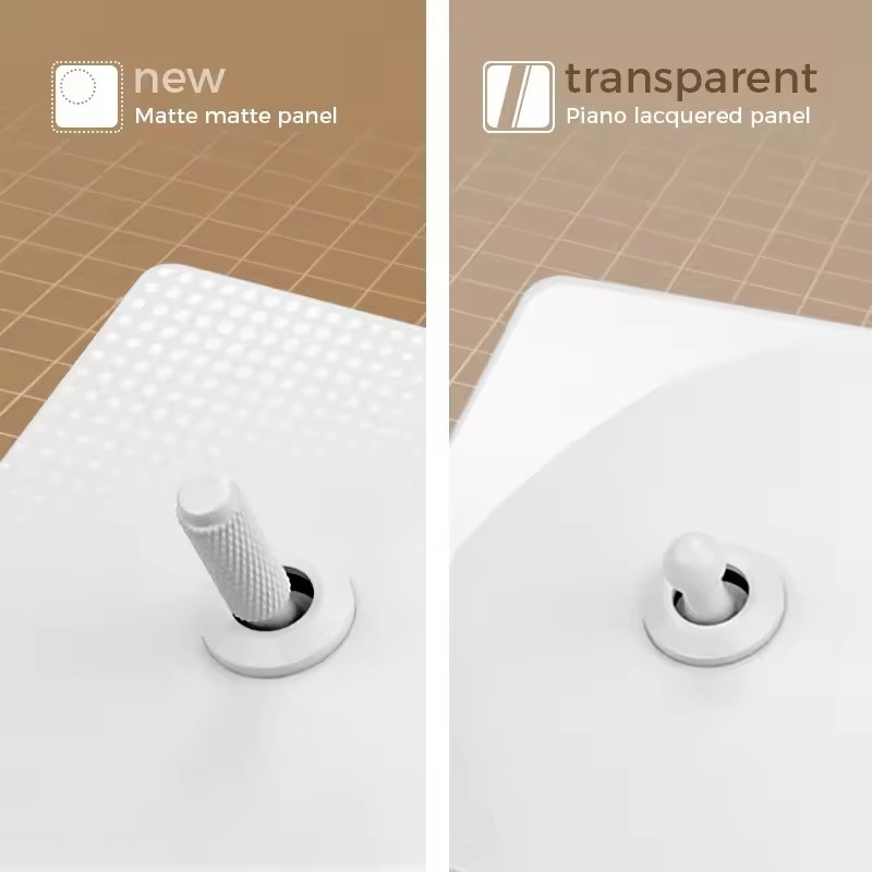 ELIOTT | White Carved Lever Toggle Switch