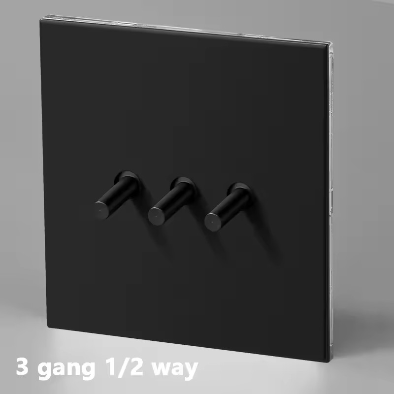 HARLOW | Matte Black Switch Plate