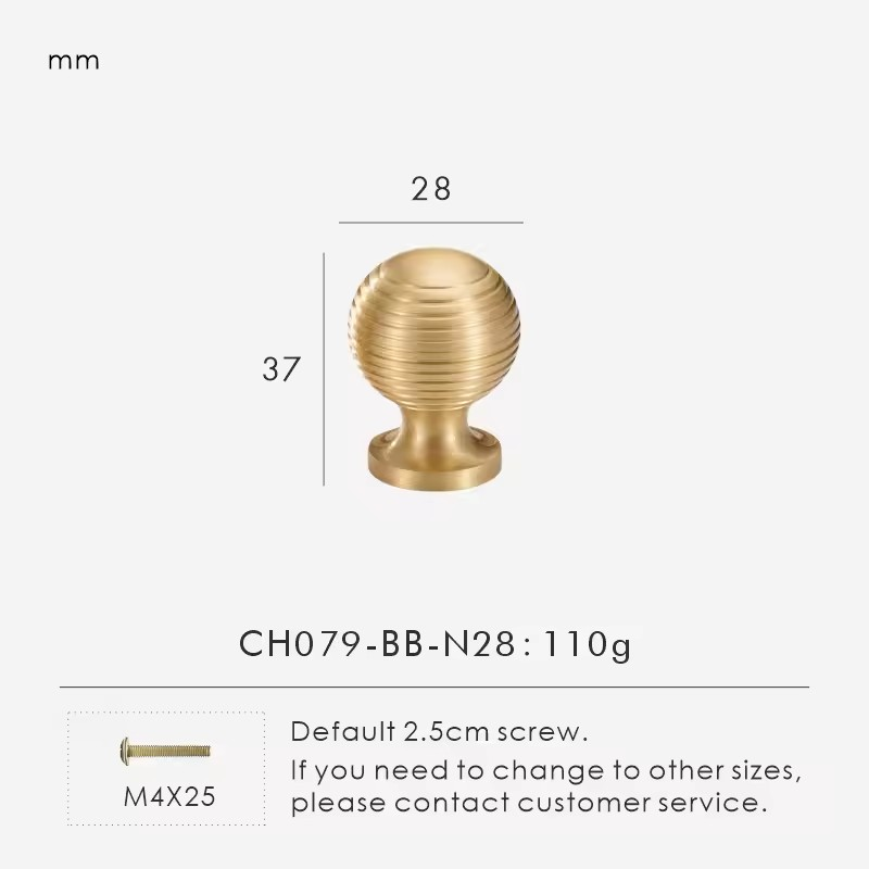 AVON | French Luxury Solid Brass Cabinet Knob
