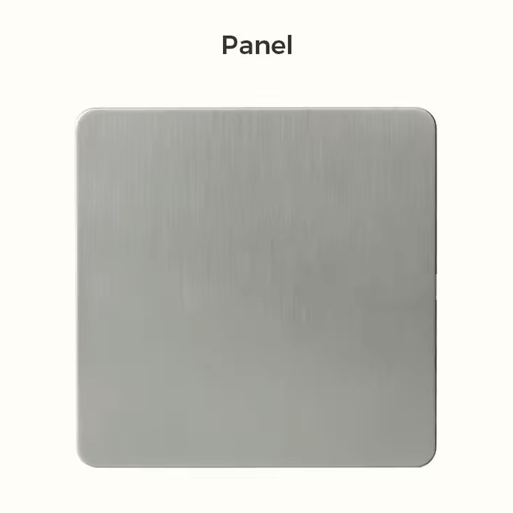 HARLOW | Silver Switch Plate
