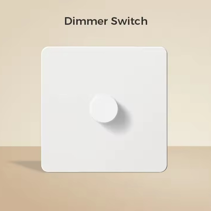 ELIOTT | White Carved Lever Toggle Switch