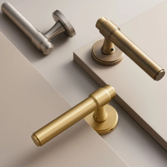 Brass switch plates and light switches in a luxury interior — the finishing detail by Atelier De Luxe