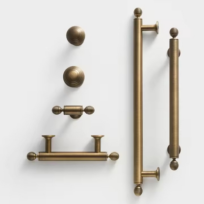PEMBROKE | Solid Brass Antique Pull Bar