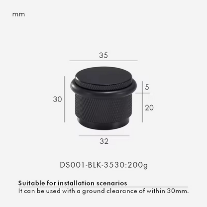 WHITMORE | Knurled Door Stopper