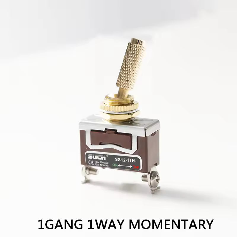 Individual Knurled Momentary Toggle