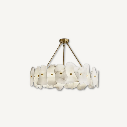 VALENTINO| Round Marble Chandelier
