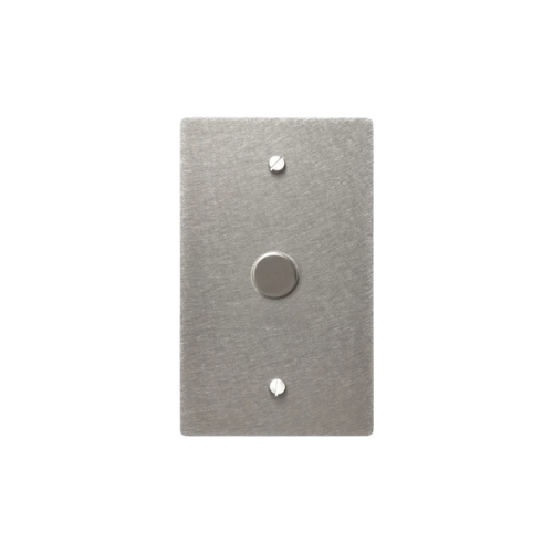 Knurled 1-Gang Dimmer | Solid Brass Wall Plate