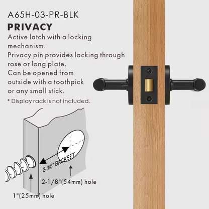 CAMILLE | Linear Door Lever Handle Set