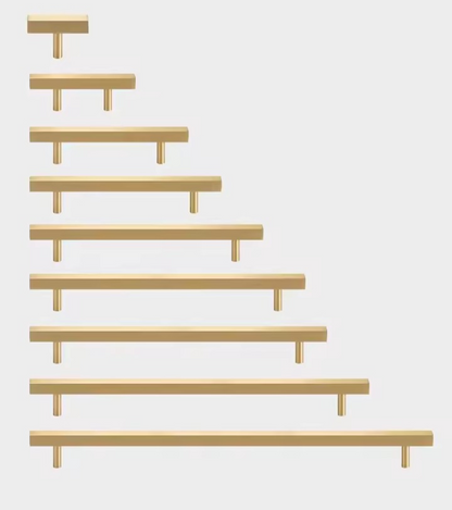 REGENT | Solid Brass Square Long Pull Handle