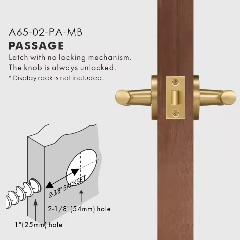 OPHELIA | Knurled Cross Door Handle Set