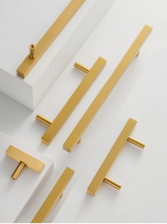 REGENT | Solid Brass Square Long Pull Handle