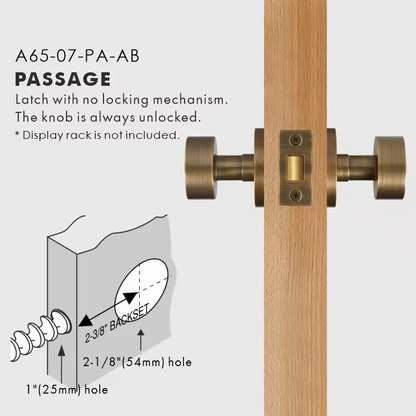 BESSEL | Standard Doorknob Handle Set