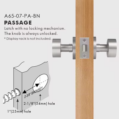 BESSEL | Standard Doorknob Handle Set