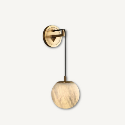 AURÉLIA| Brass Alabaster Wall Lamp